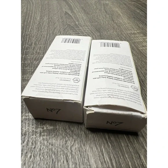 Lot Of 2 New! No7 Laboratories Resurfacing Peel 15% Glycolic Acid 1 fl oz RARE - Picture 3 of 7